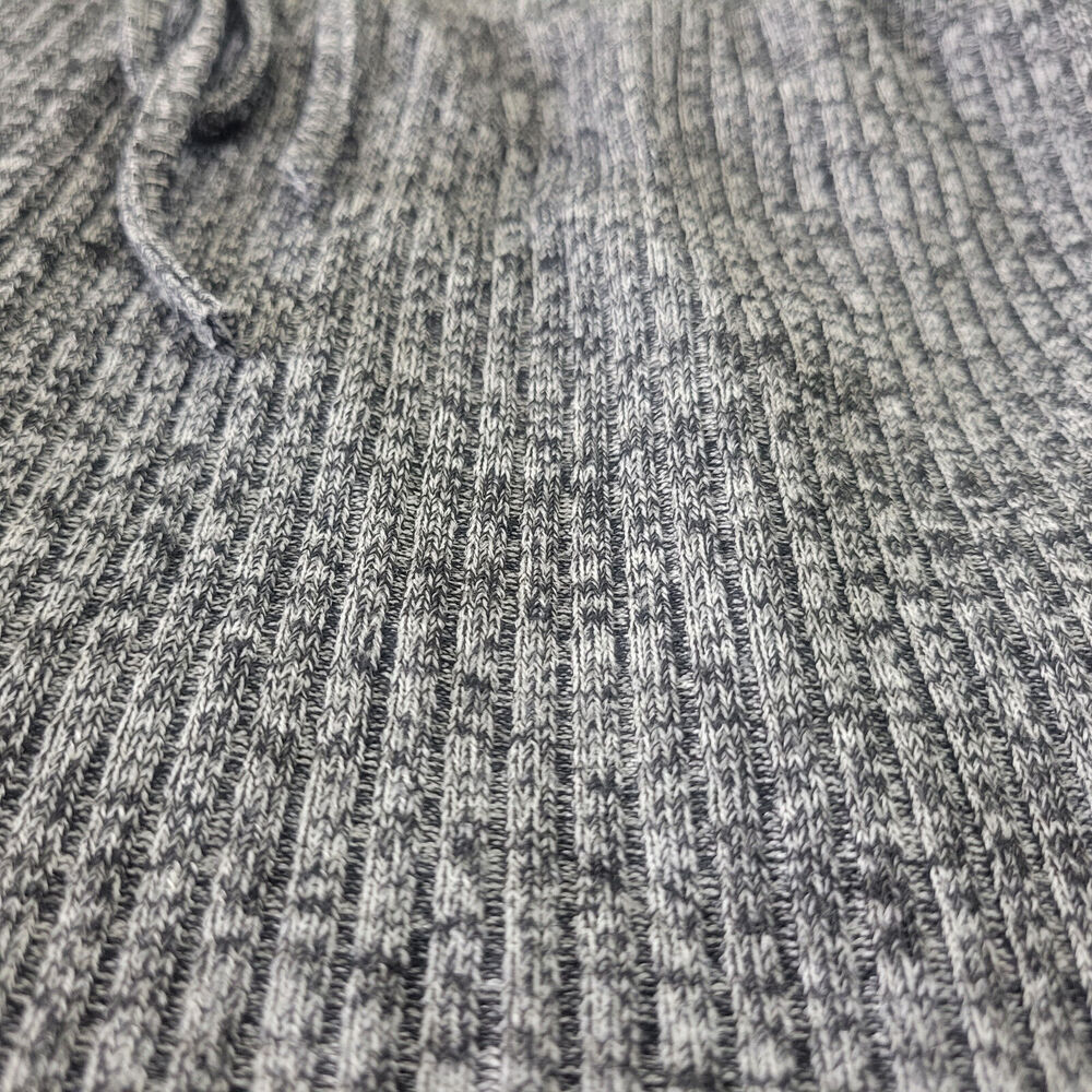 SHEIN Gray Ribbed Knit Drawstring Lounge Shorts - Picture 10 of 11